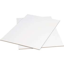 Global Industrial Corrugated Sheets, 36"L x 24"W, White