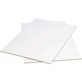 Global Industrial Corrugated Sheets, 36"L x 36"W, White