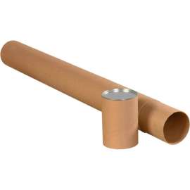 Premium Telescoping Tubes, 2" Dia. x 24"L, 0.125" Thick, Kraft, 25/Pack