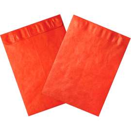 Tyvek Self Seal Colored Envelopes, 10"W x 13"L, Red, 100/Pack