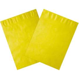 Tyvek Self Seal Colored Envelopes, 9"W x 12"L, Yellow, 100/Pack