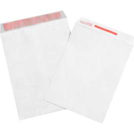 Tyvek Tamper Evident Security Envelopes, 12"W x 9"H, White, 100/Pack