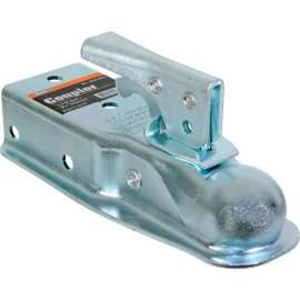 Buyers Products Straight Tongue Coupler w/ 1-7/8" Ball, 2-1/2" Channel, Zinc Plated - 0091052
