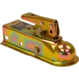 Buyers Products Straight Tongue Coupler w/ 2" Ball, 2-1/2" Channel, Zinc Plated - 0091060Z