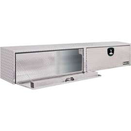 Buyers Aluminum Topside Truck Box w/ T-Handle - 16x13x88 - 1701556