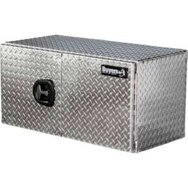 Buyers Aluminum Underbody Truck Box w/ Double Barn Door - 24x24x48 - 1702240