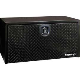Buyers Steel Underbody Truck Box W/ Diamond Tread Aluminum Door - Black 18x18x36 - 1702505