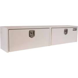 Buyers Stainless Steel Topside Truck Box w/ T-Handle - White 16x13x72 - 1702840