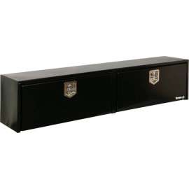 Buyers Stainless Steel Topside Truck Box w/ T-Handle - Black 16x13x88 - 1702950