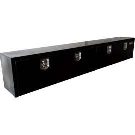 Buyers Stainless Steel Topside Truck Box w/ T-Handle - Black 16x13x96 - 1702960