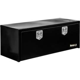 Buyer's Black Steel Underbody Truck Box with T-Handle, 15x13x48 - 1703328