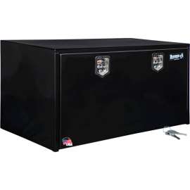 Buyers Steel Underbody Truck Box w/ Stainless Steel T-Handle - Black 24x24x48 - 1704310