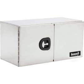 Buyers Smooth Aluminum Barn Door Toolbox 18x18x48 - 1705310