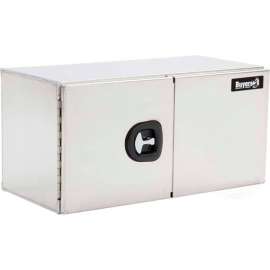 Buyers Products Aluminum Underbody Tuck Box, w/ Double Barn Door, 24x24x30", Silver, 1705333