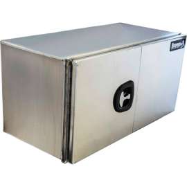 Buyer's XD Smooth Aluminum Underbody with Barn Door, 24x24x72 - 1705450