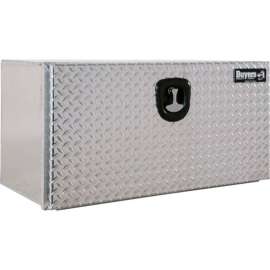 Buyer's XD Smooth Aluminum Underbody Truck Box with Diamond Tread Door, 18x18x48 - 1706510