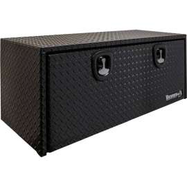 Buyers Aluminum Underbody Toolbox 18x18x48 Black - 1725110