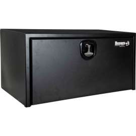 Buyers Products Steel Underbody Truck Box W/ 3-Point Latch - Textured Matte Black 24x24x24 - 1734500
