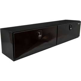 Buyer's XD Black Steel Underbody Truck Box, 18x18x72 - 1742325