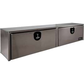 Buyers Products Smooth Aluminum Topsider Truck Box, 16x13x72", Silver, 1751651