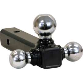 Buyers Products Tri-Ball Hitch-Tubular Shank w/ Chrome Balls - 1802207