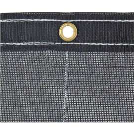 Buyers Black Mesh Tarp, 8 Ft. x 18 Ft. - 3022117