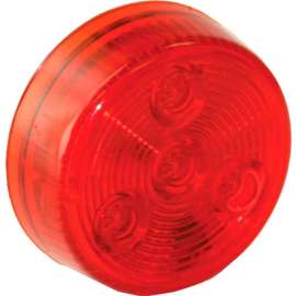 Buyers 2" Red Round Marker/Clearance Light With 4 LED - 5622154