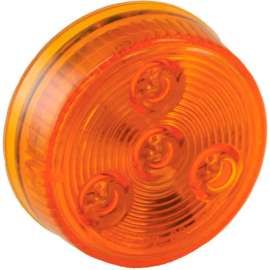 Buyers 2" Amber Round Marker/Clearance Light With 4 LED - 5622254