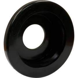 Buyers 2.5" Round Black Grommet, Flush Mount, Semi Open Back - 5622505