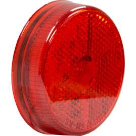 Buyers 2.5" Red Marker Clearance Light with Reflex With 4 LED - 5622551