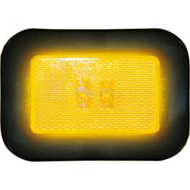 Buyers 3.125" Amber Rectangular LED Marker/Clearance Light with Reflex Kit - 5623122