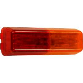 Buyers 3.75" Amber/Red Rectangular Marker/Clearance Light With 2 LED - 5623712
