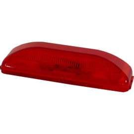 Buyers 3.75" Red Rectangular Marker/Clearance Light With 2 LED - 5623812
