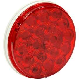 Buyers 4" Red round Stop/Turn/Tail Light With 18 LED - 5624119