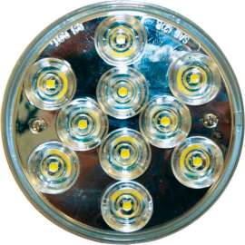 Buyers 4" Clear round Backup Light With 10 LED - 5624350