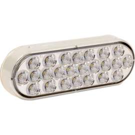 Buyers 6" Clear Oval Backup Light With 24 LED - 5626325