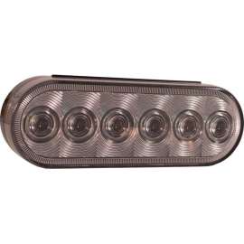 Buyers 6" Clear Oval Backup Light With 6 LED - 5626356