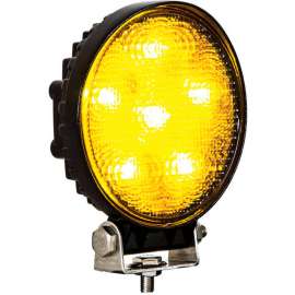 Buyers 4.6" Amber Round Post Mount Spreader Light With 6 LED - 8891015