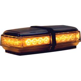 Buyers LED Rectangular Amber Mini Lightbar 12VDC - Magnetic 24 LEDs - 8891050