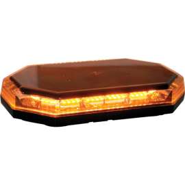Buyers LED Rectangular Amber Mini Lightbar 10-30VDC - Magnetic 56 LEDs - 8891060
