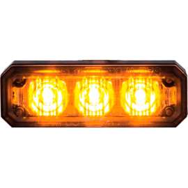 Buyers 2.5" LED Amber Multi Mount Mini Strobe Light With 3 LED - 8891403