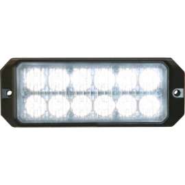 Buyers LED Rectangular Clear Strobe Light 12-24VDC - 12 LEDs - 8891701