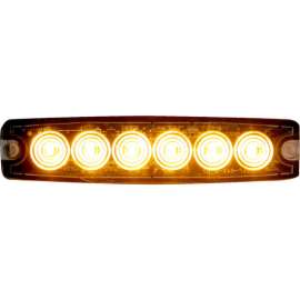 Buyers 5.14" Amber Surface Mount Ultra-Thin LED Strobe Light - 8892200