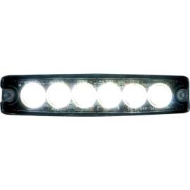 Buyers 5.14" Clear Surface Mount Ultra-Thin LED Strobe Light - 8892201