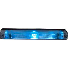 Buyers 5" Blue Low Profile Strobe for Narrow Grill Spacing With 3 LED - 8892704