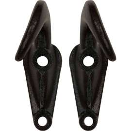 Buyers Products Drop Forged Towing Hooks w/ Black Powder Coated Finish, 2 Pack - B2800AB