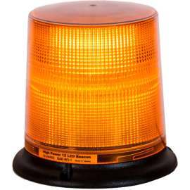 Buyers Amber 12 LED Beacon Light With Tall Lens 6.75" Diameter x 6.625" Tall - SL696A