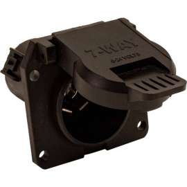 Buyers Products 7-Way Black Plastic Flat Pin Truck Receptable - TC1770B