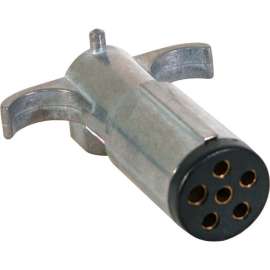 Buyers Products 6-Way Die-Cast Metal Trailer Connector - Trailer Side - TC2006