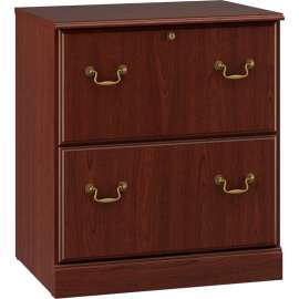 Bush Furniture Lateral File Cabinet - Harvest Cherry - Saratoga Series
